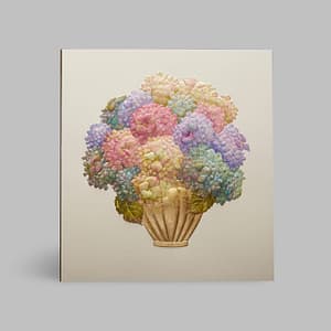 Grußkarte Pastell Blumenstrauß Paula Skene