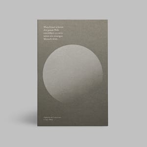 Trauerkarte Tod Verlust - Droste Huelshoff fühlen sagen Worte von Haferkorn & Sauerbrey