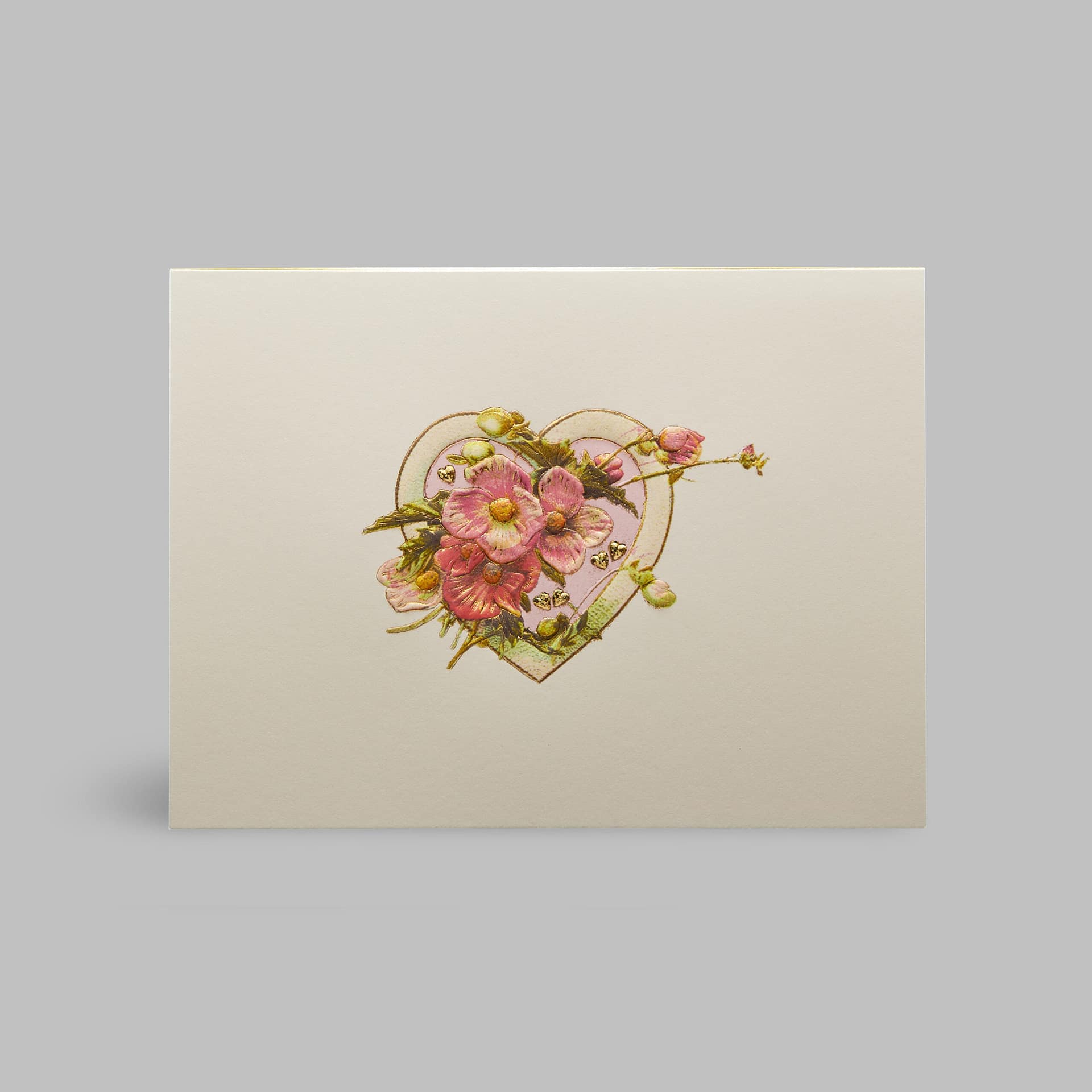 Grußkarte Blumen Herz Weiß Paula Skene Grußkarte Blumen Herz Weiß Paula Skene