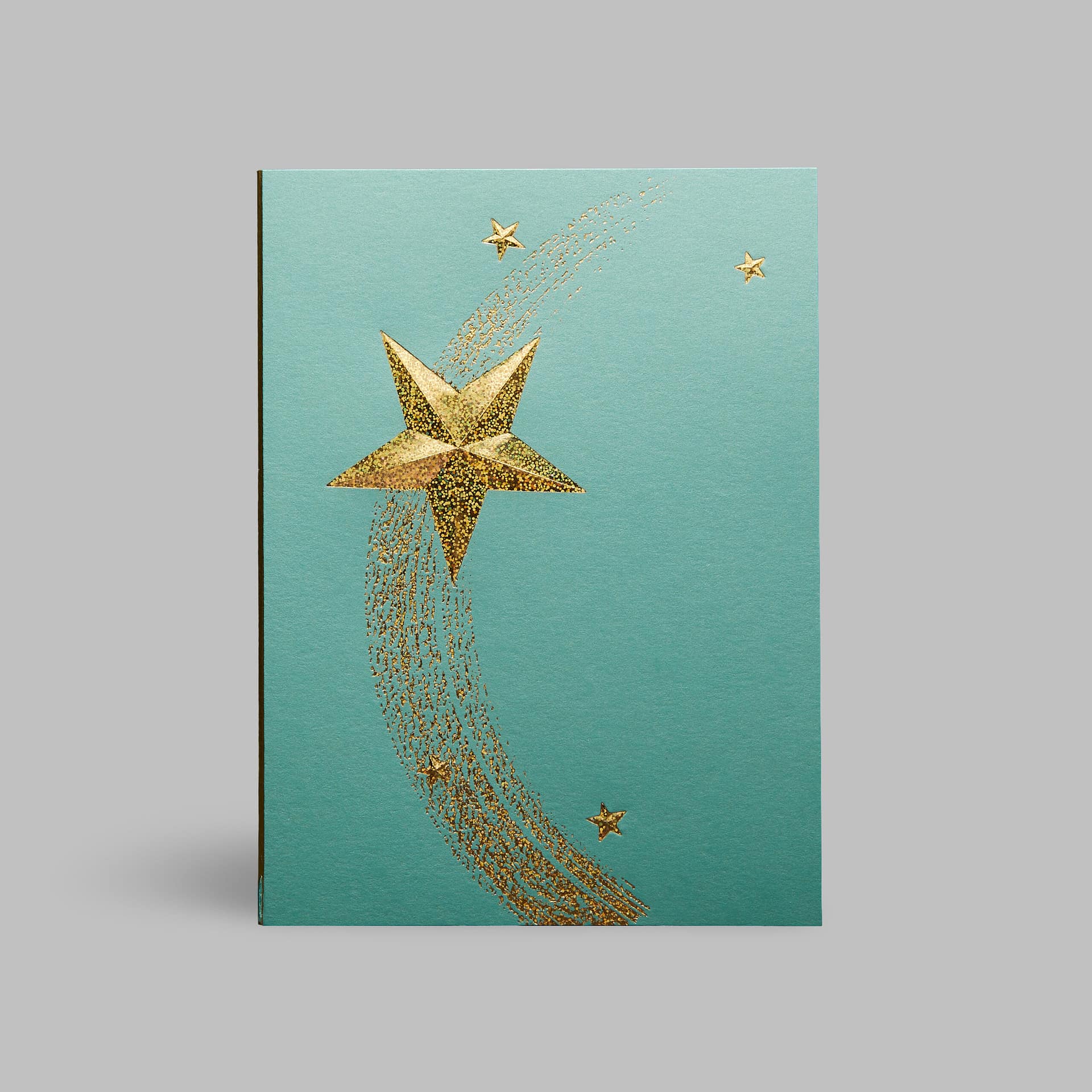 Grußkarte Regenbogen Sternschnuppe Türkis Paula Skene Grußkarte Regenbogen Sternschnuppe Türkis Paula Skene