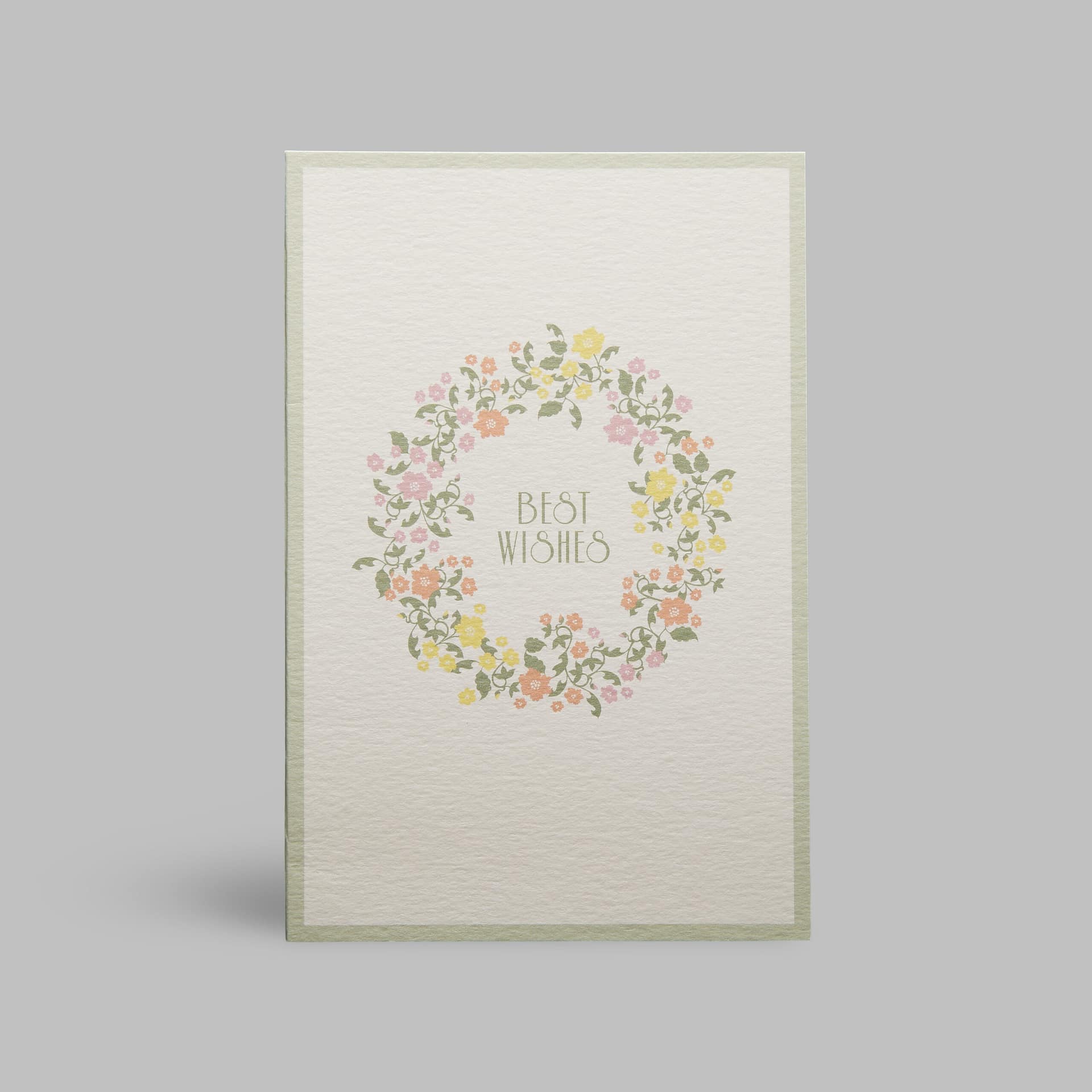 Hochzeit Grusskarte Glueckwuensch best wishes pastel farben blumen bouquet haferkorn sauerbrey