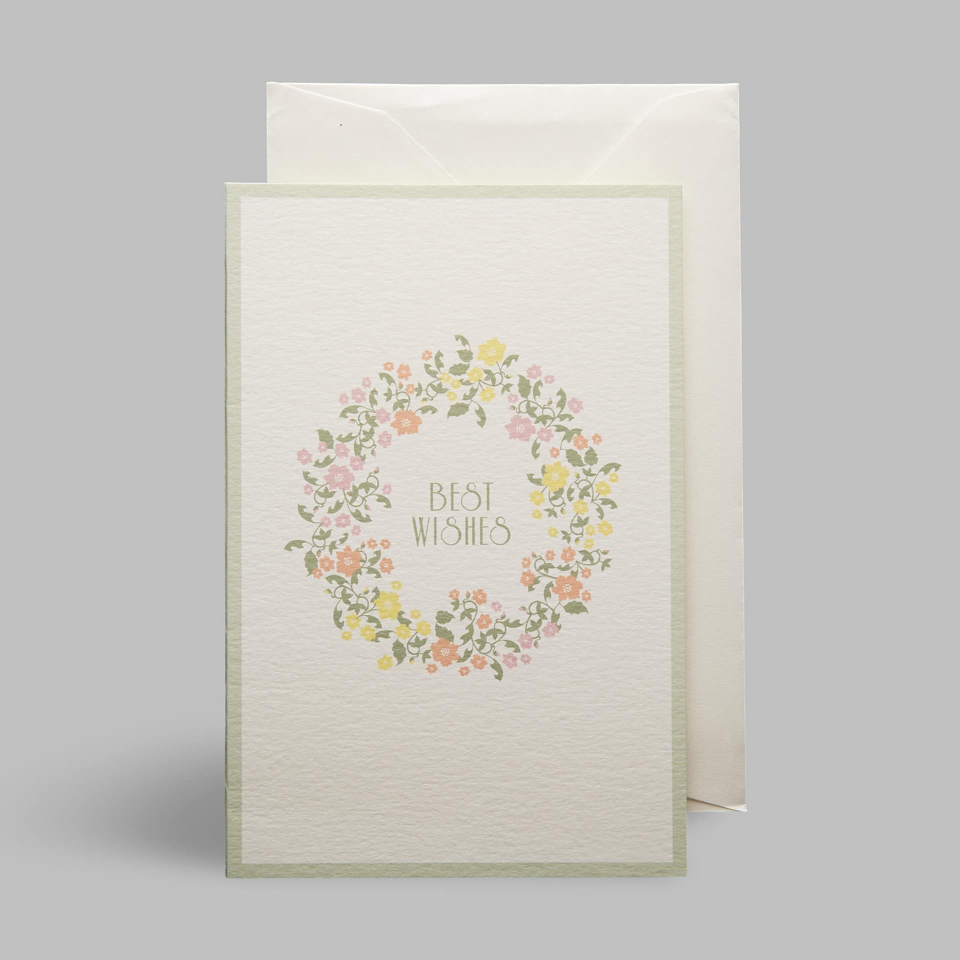 Hochzeit Grusskarte Glueckwuensch best wishes pastel farben blumen bouquet haferkorn sauerbrey