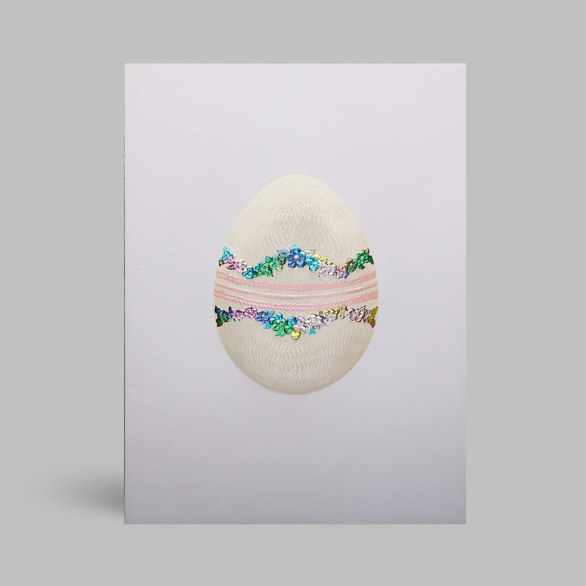 Oster Faltkarte geprägt – zartes Pastell & helle Farben mit Osterei – Hochwertige Klappkarte mit Umschlag Oster Faltkarte geprägt – zartes Pastell & helle Farben mit Osterei – Hochwertige Klappkarte mit Umschlag