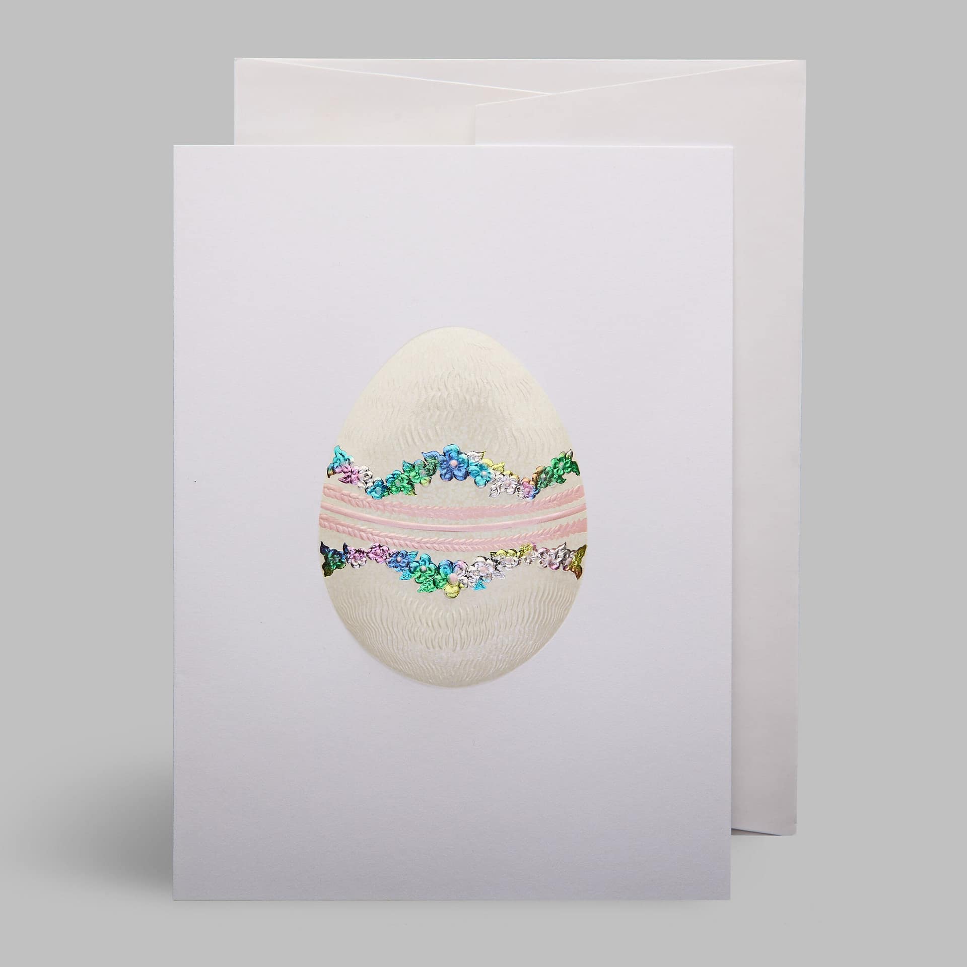 Oster Faltkarte geprägt – zartes Pastell & helle Farben mit Osterei – Hochwertige Klappkarte mit Umschlag Oster Faltkarte geprägt – zartes Pastell & helle Farben mit Osterei – Hochwertige Klappkarte mit Umschlag